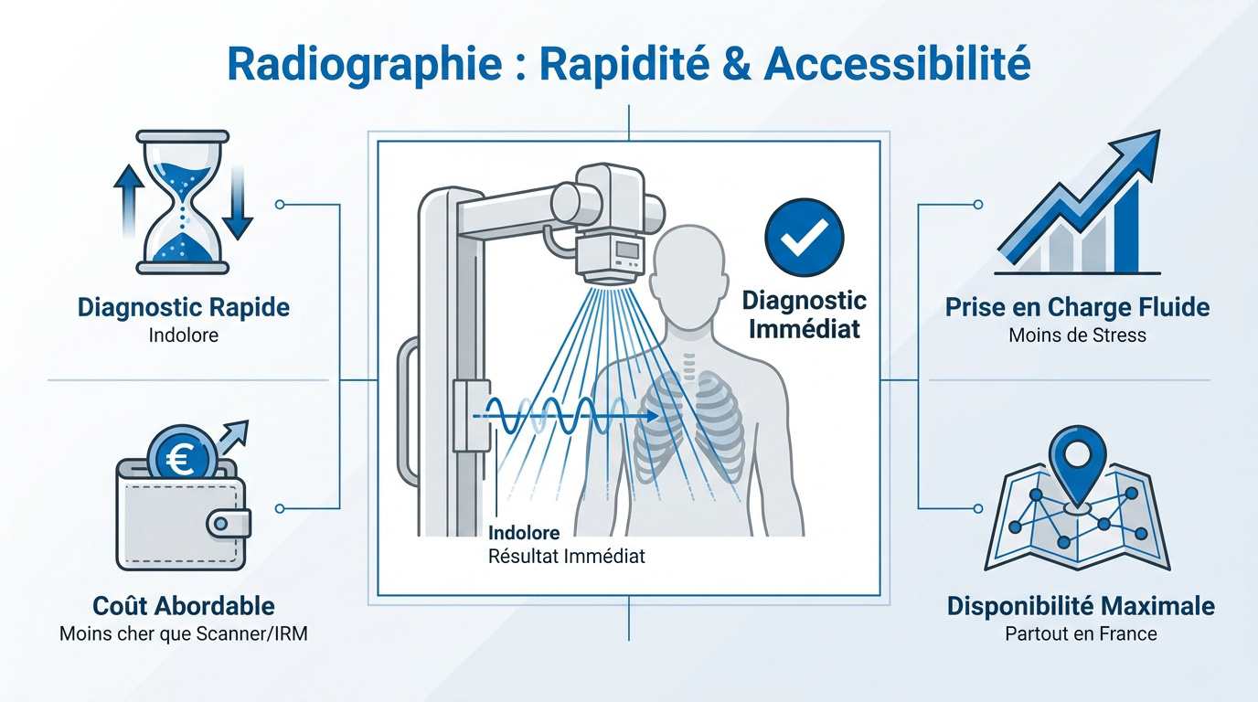 Appareil de radiographie numérique moderne pour diagnostic rapide