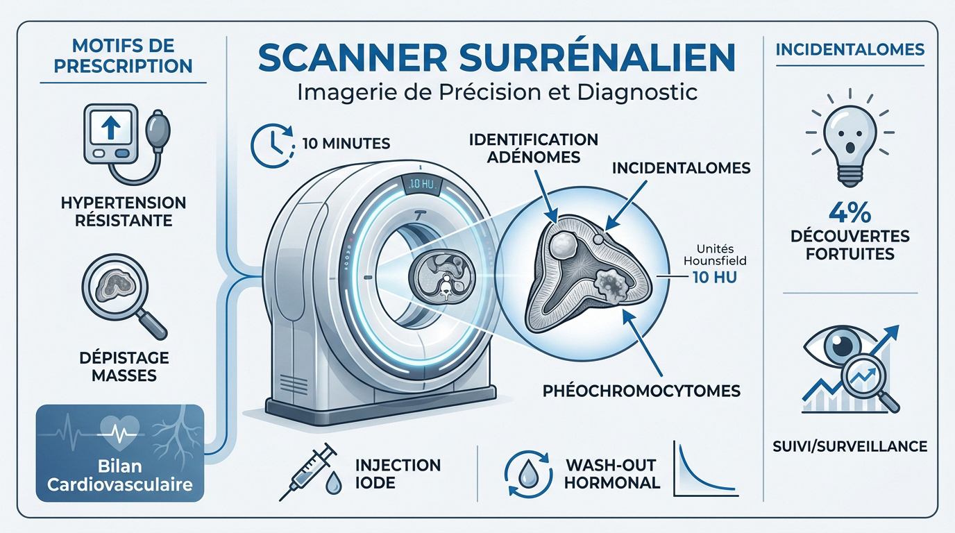 Scanner des surrénales haute précision