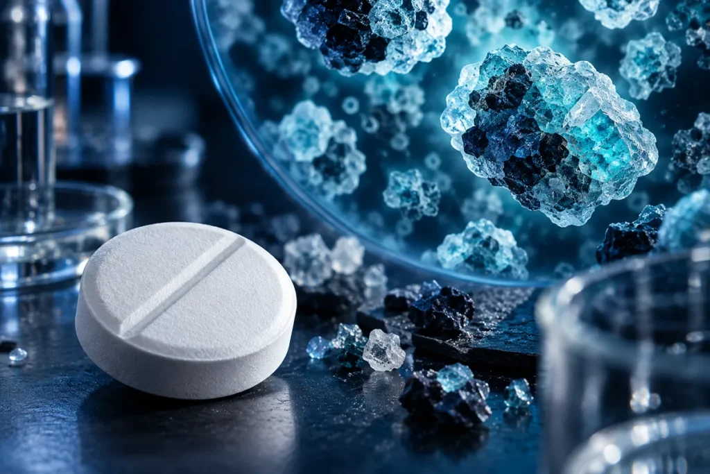 Dioxyde de titane dans les médicaments : pourquoi une alerte sur l’ADN ne mesure pas un risque de cancer individuel